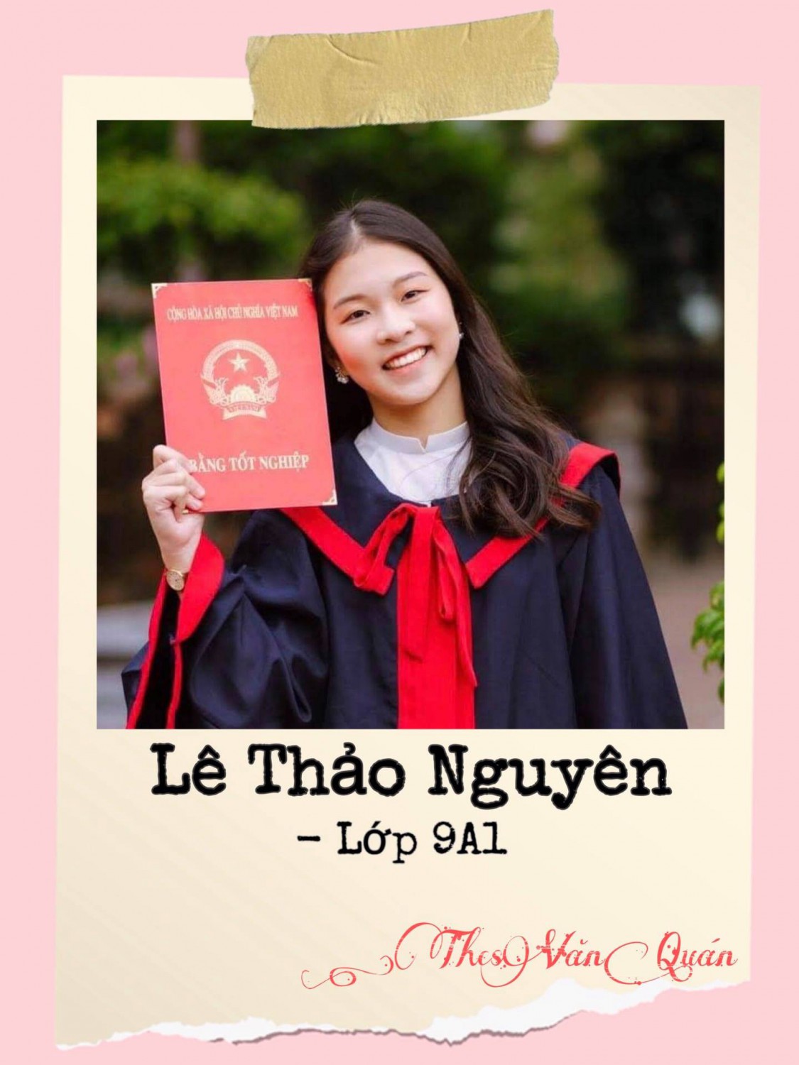 LÊ THẢO NGUYÊN - CÔ BẠN LIÊN ĐỘI PHÓ VỚI MỤC TIÊU ĐỖ CHUYÊN VĂN